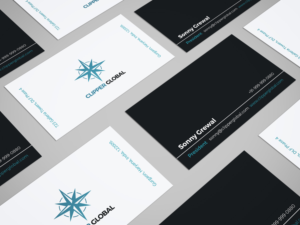 Business Card design for an International Import Export House | Business Card Design by JK18