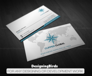 Business Card Design by Designing Birds for Clipper Global | Design: #13244999
