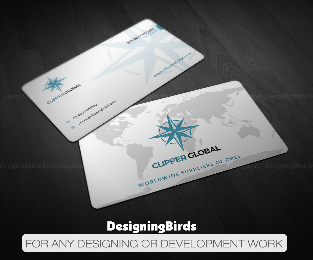 Business Card Design by Designing Birds for Clipper Global | Design #13245005