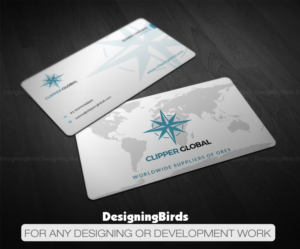 Business Card Design by Designing Birds for Clipper Global | Design: #13245005