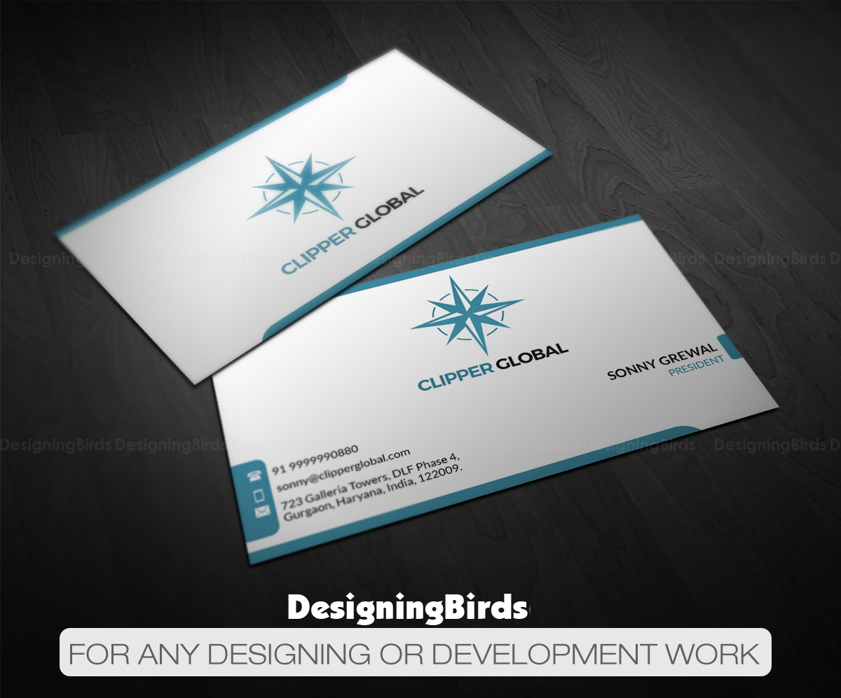 Business Card Design by Designing Birds for Clipper Global | Design #13260092