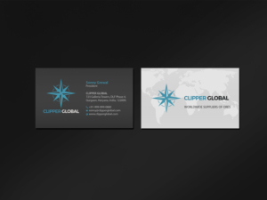 Business Card Design by Creations Box 2015 for Clipper Global | Design: #13238831