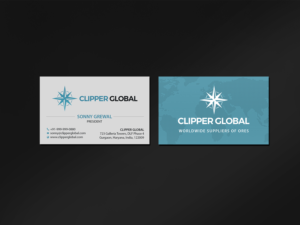 Business Card Design by Creations Box 2015 for Clipper Global | Design: #13238832