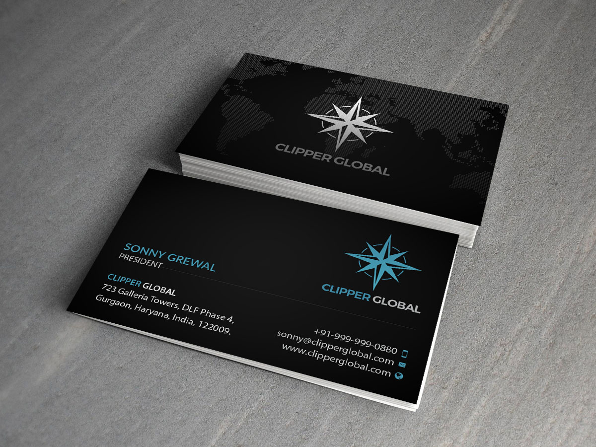 Business Card Design by Creations Box 2015 for Clipper Global | Design #13247617