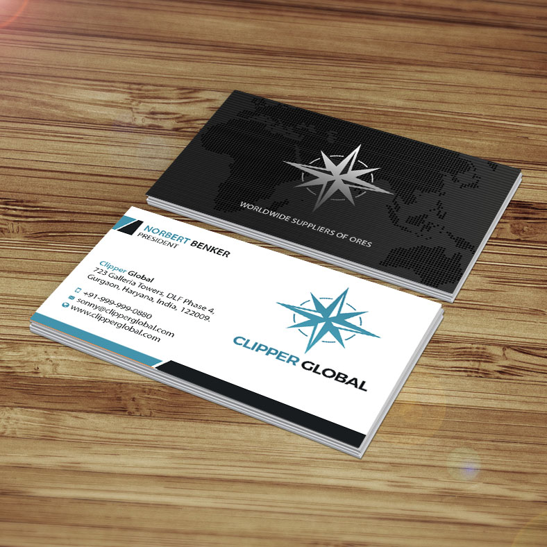 Business Card Design by Creations Box 2015 for Clipper Global | Design #13247624