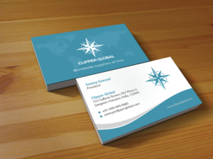 Business Card Design by Creations Box 2015 for Clipper Global | Design: #13261417
