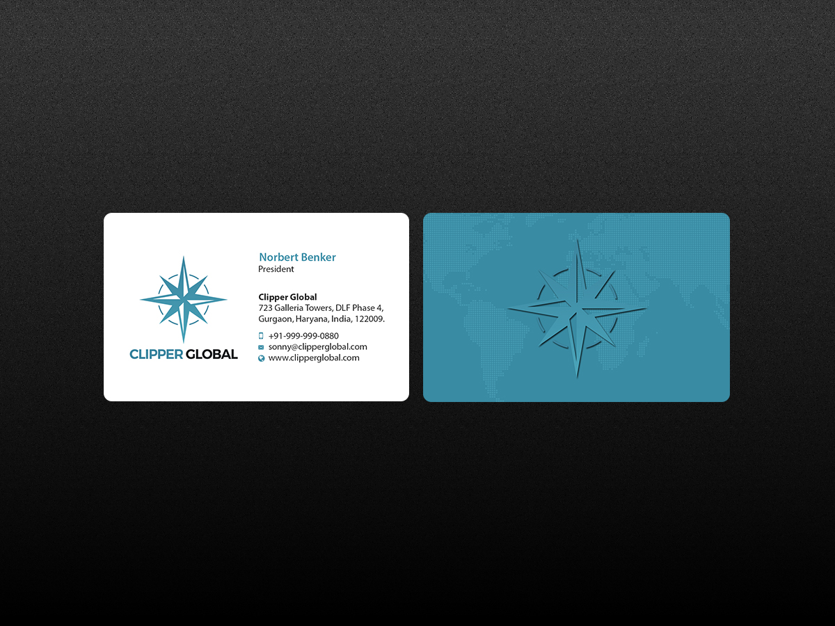 Business Card Design by Creations Box 2015 for Clipper Global | Design #13261428