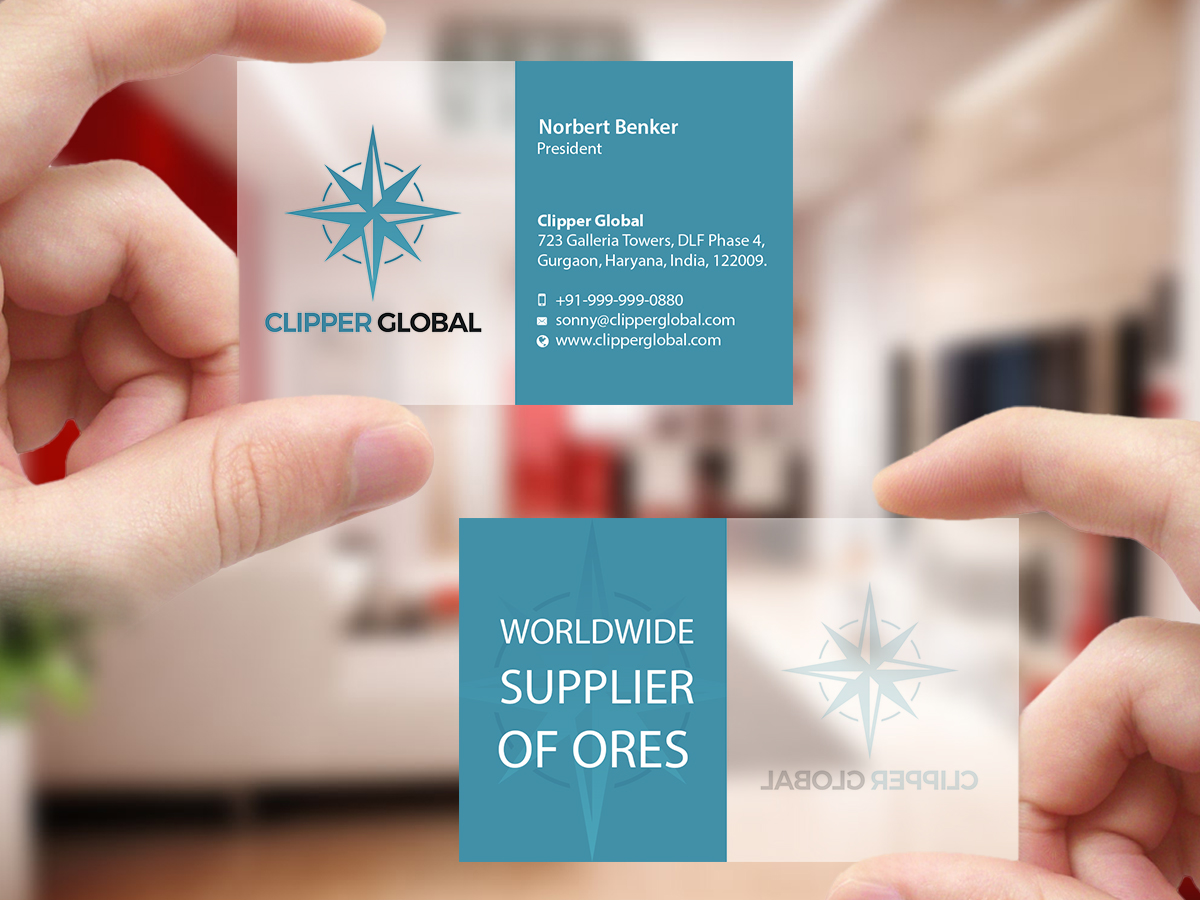 Business Card Design by Creations Box 2015 for Clipper Global | Design #13261430
