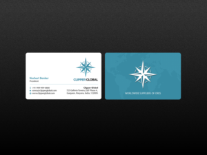 Business Card Design by Creations Box 2015 for Clipper Global | Design: #13261431