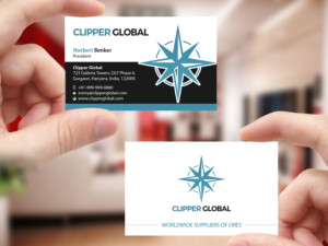 Business Card Design by Creations Box 2015 for Clipper Global | Design: #13261435