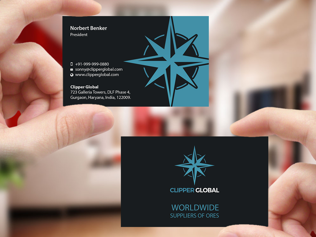 Business Card Design by Creations Box 2015 for Clipper Global | Design #13261436