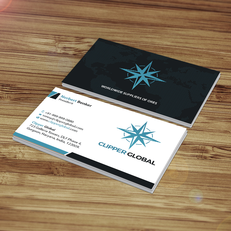 Business Card Design by Creations Box 2015 for Clipper Global | Design #13261437