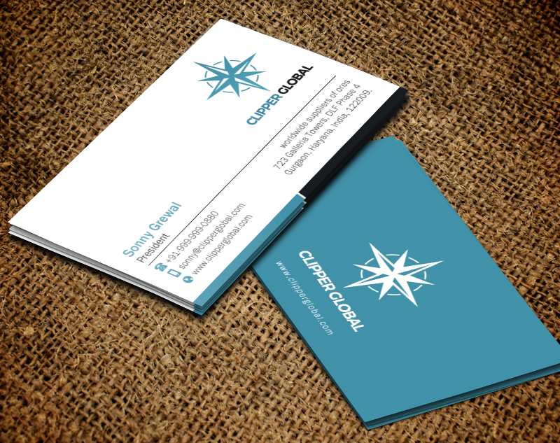 Business Card Design by Brand aid for Clipper Global | Design #13245922