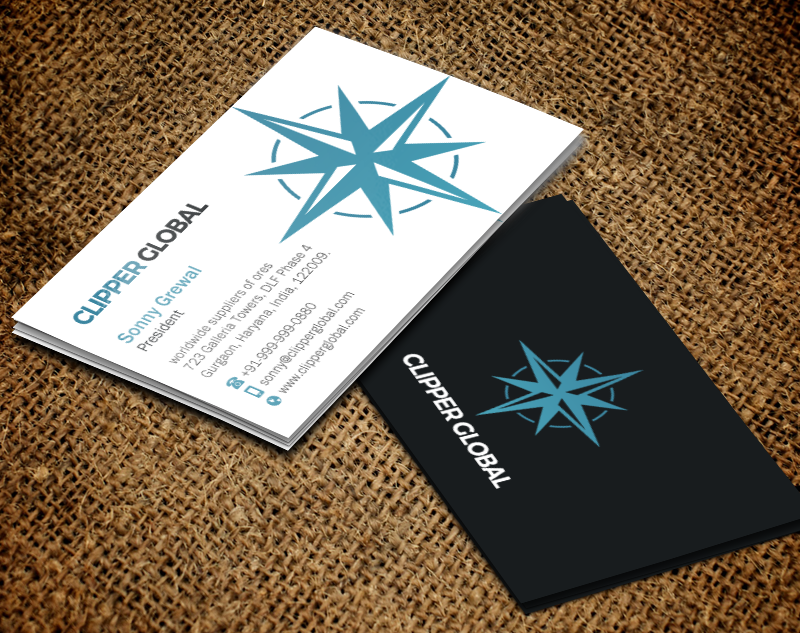 Business Card Design by Brand aid for Clipper Global | Design #13245925