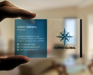 Business Card Design by Brand aid for Clipper Global | Design: #13245977