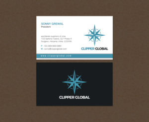 Business Card Design by Brand aid for Clipper Global | Design: #13245979