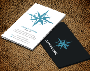 Business Card Design by Brand aid for Clipper Global | Design: #13245981