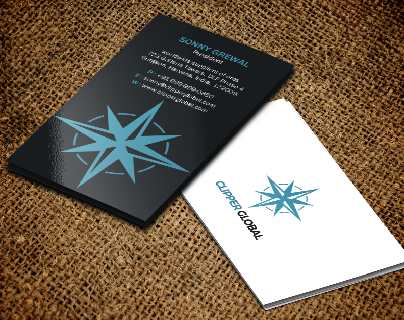 Business Card Design by Brand aid for Clipper Global | Design #13245983