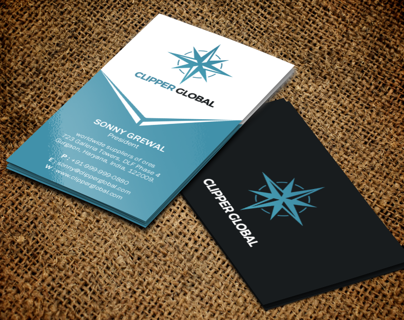 Business Card Design by Brand aid for Clipper Global | Design #13245986