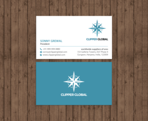 Business Card Design by chandrayaan.creative for Clipper Global | Design: #13246075
