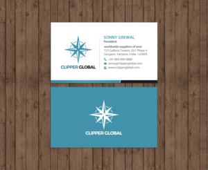 Business Card Design by chandrayaan.creative for Clipper Global | Design: #13246077