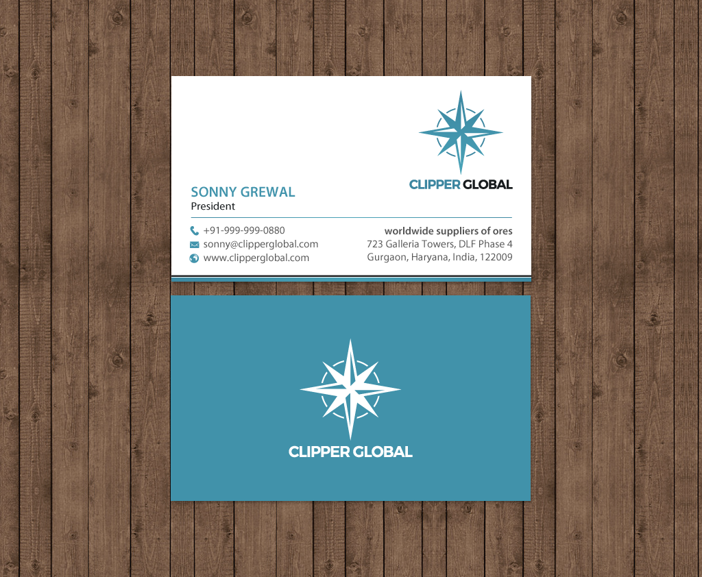 Business Card Design by chandrayaan.creative for Clipper Global | Design #13246079