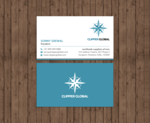 Business Card Design by chandrayaan.creative for Clipper Global | Design: #13246079