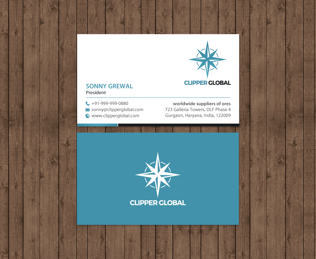 Business Card Design by chandrayaan.creative for Clipper Global | Design #13246094