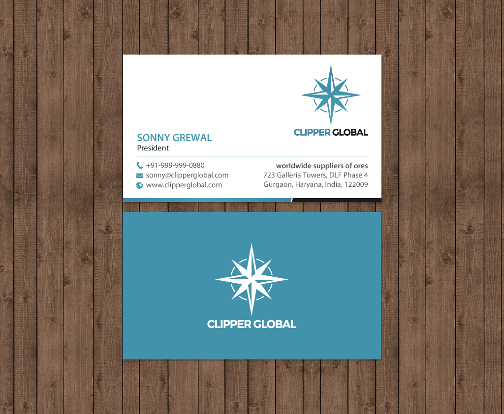 Business Card Design by chandrayaan.creative for Clipper Global | Design #13246095
