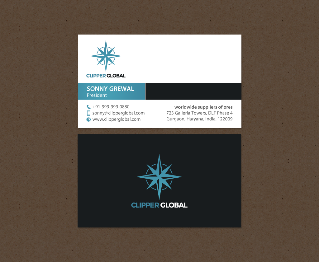 Business Card Design by chandrayaan.creative for Clipper Global | Design #13246096
