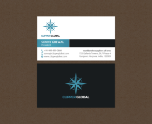 Business Card Design by chandrayaan.creative for Clipper Global | Design: #13246096
