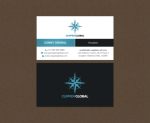 Business Card Design by chandrayaan.creative for Clipper Global | Design: #13246097