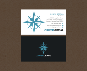 Business Card Design by chandrayaan.creative for Clipper Global | Design: #13246100