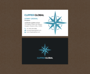 Business Card Design by chandrayaan.creative for Clipper Global | Design: #13246101