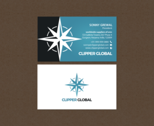 Business Card Design by chandrayaan.creative for Clipper Global | Design: #13246103