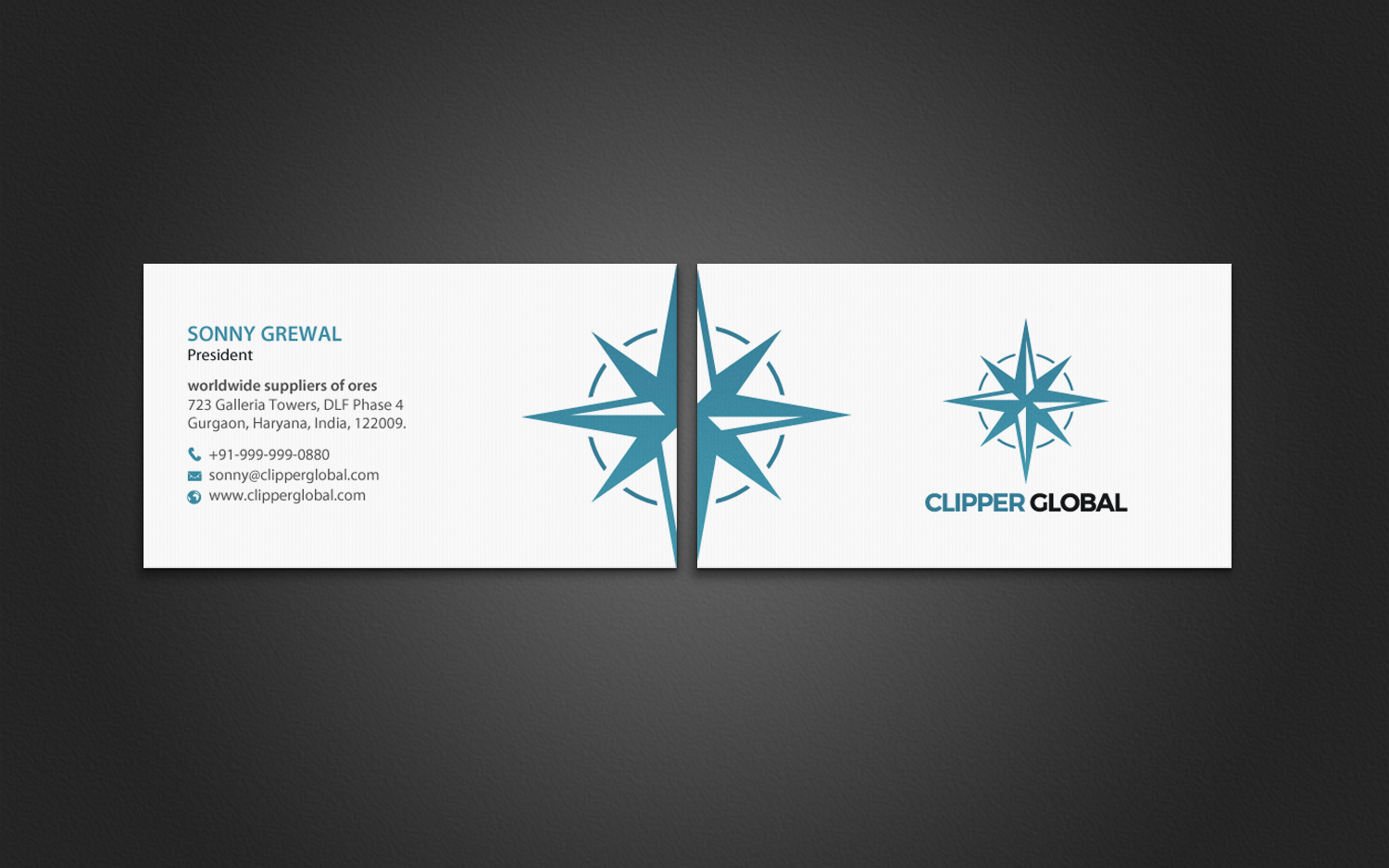 Business Card Design by chandrayaan.creative for Clipper Global | Design #13250581