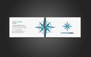 Business Card Design by chandrayaan.creative for Clipper Global | Design: #13250581