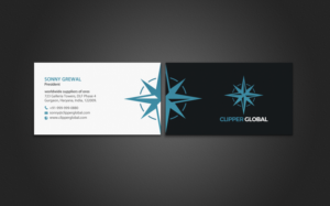 Business Card Design by chandrayaan.creative for Clipper Global | Design: #13250582
