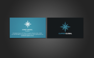 Business Card Design by chandrayaan.creative for Clipper Global | Design: #13250583