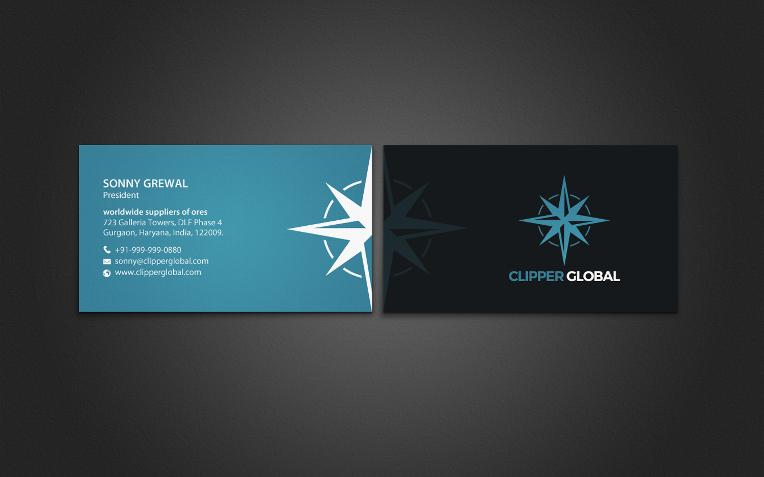 Business Card Design by chandrayaan.creative for Clipper Global | Design #13250584