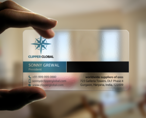 Business Card Design by chandrayaan.creative for Clipper Global | Design: #13250585