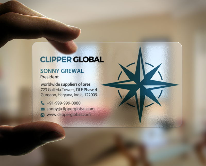 Business Card Design by chandrayaan.creative for Clipper Global | Design #13250587