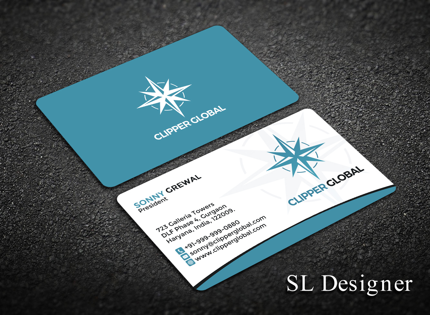 Business Card Design by SL Designer for Clipper Global | Design #13242758