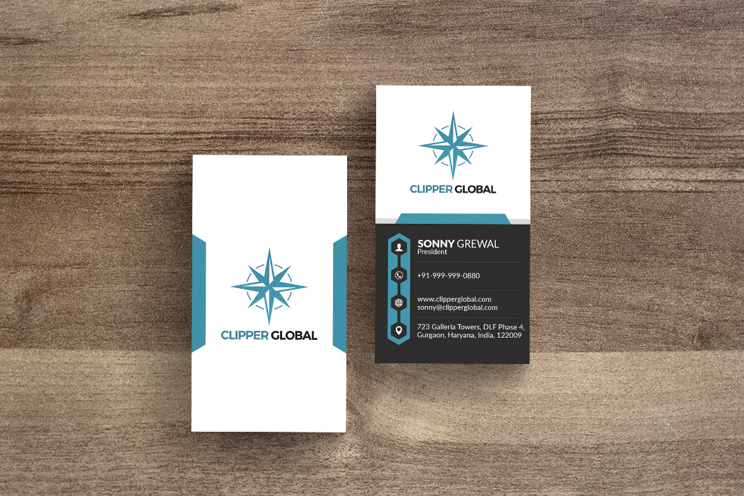 Business Card Design by isabel.paoli for Clipper Global | Design #13261493