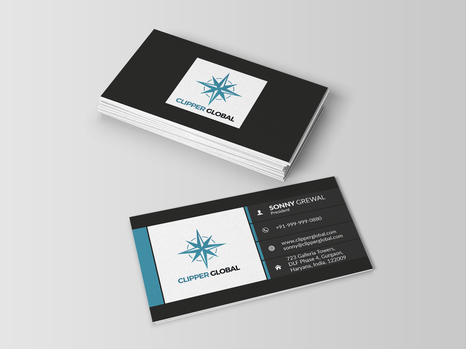 Business Card Design by isabel.paoli for Clipper Global | Design #13261494