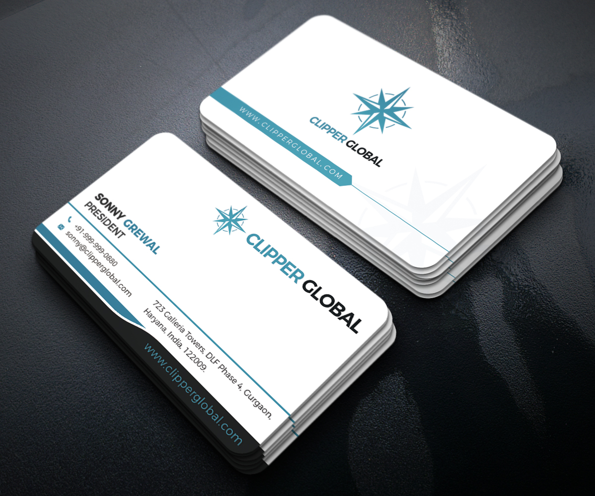 Business Card Design by Graphic Flame for Clipper Global | Design #13298479