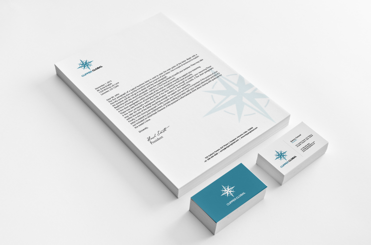 Business Card Design by Sarah Mathews for Clipper Global | Design #13243251