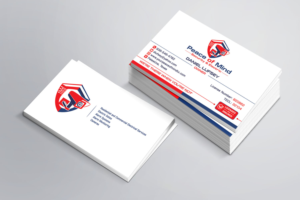 peace of mind security & electric needs a business card | Business Card Design by Sandaruwan