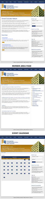 Web Design by LogoDesigns.ae for Owners Corporation Network of Australia Inc | Design: #34462
