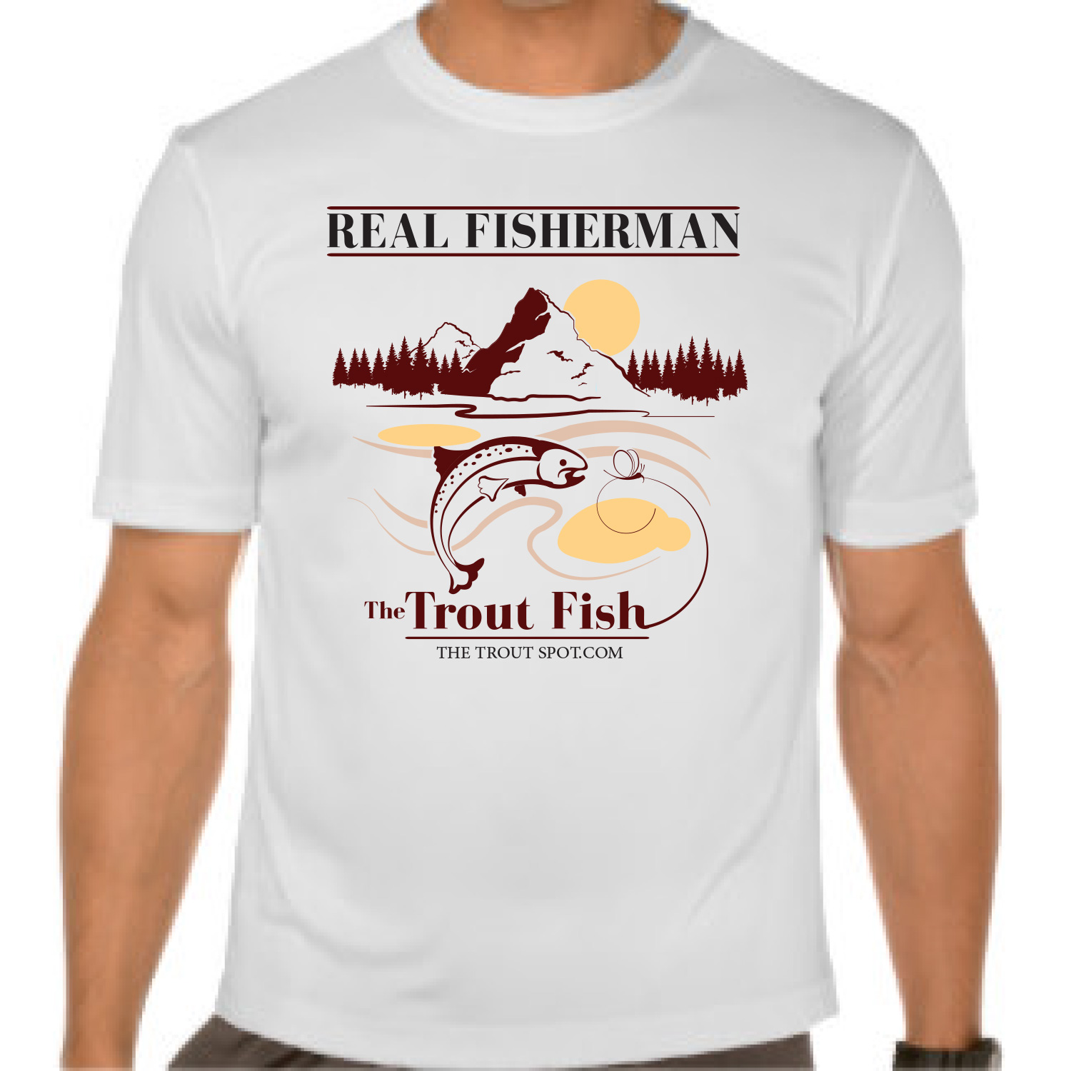 T-shirt Design by Wonderful design for The Trout Spot | Design #13288320